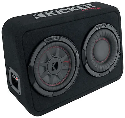 KICKER 48TCWRT672 CompRT 6.75  300w Slim Car Subwoofer+Sub Enclosure COMPRT12 • $179.99