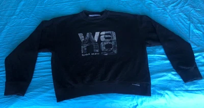 $88 • Buy Designer Alexander Wang Mens Sweater/Jumper Size S Black