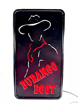 Vtg 1970s 80s Durango Boot Lighted Advertising STore Display Cowboy RARE • $249.99