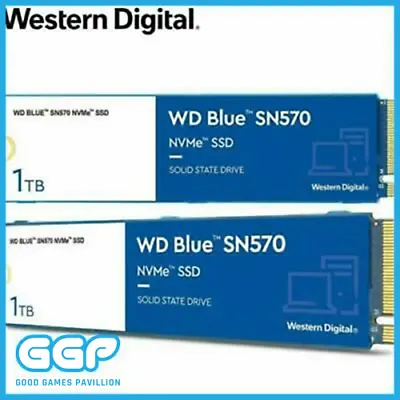 $139 • Buy WD 1TB SSD 500GB SSD 250GB Blue SN570 NVMe M.2 Internal Solid State Drives PC 