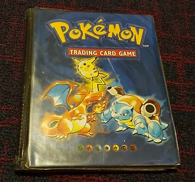 1999 Vintage Official Pokemon Card Binder - Wizards Of The Coast 4-Pocket Album • $38