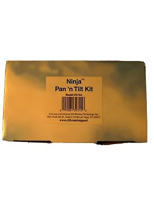 X10 Ninja Pan 'n Tilt Camera Kit Model VK74A Brand New W/ Power Suppy & Remote • $19.54