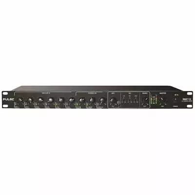 Pulse RMX112 12-Channel Mic/Line Mixer 1U • £135