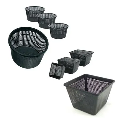 Garden Pond Plastic Planting Baskets Aquatic Planter Pots Plant Pot Soil Compost • £7.95