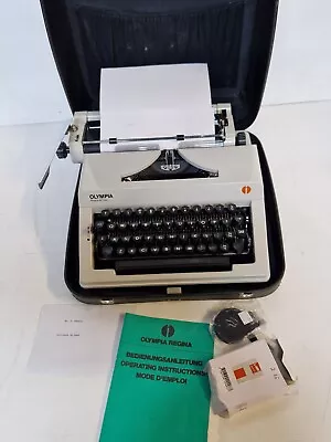 1981 Olympia Regina De Luxe Typewriter • £40