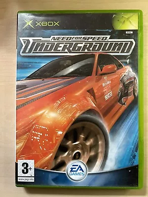 Microsoft Original Xbox Need For Speed UnderGround OG Xbox Video Game • £9.95