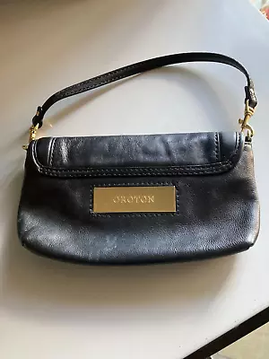Evening Bag Black Leather Oroton • $10