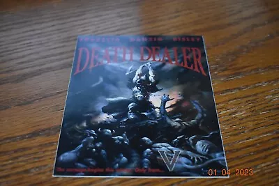 Death Dealer Promo Sticker Verotika Comic 1994 Frank Frazetta Art Vf+ • $5.99