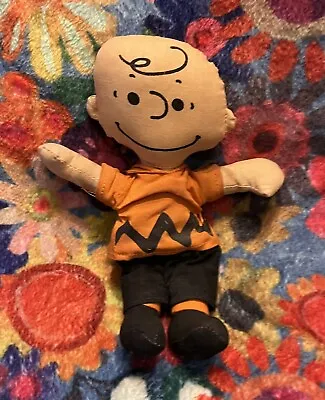 Vintage 1950 Peanuts 8” Rag Doll Cloth Toy Charlie Brown • $15