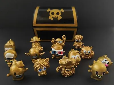 MOSHI MONSTERS MOSHLING (Rare). GOLD. 14 Pcs + Chest • $20