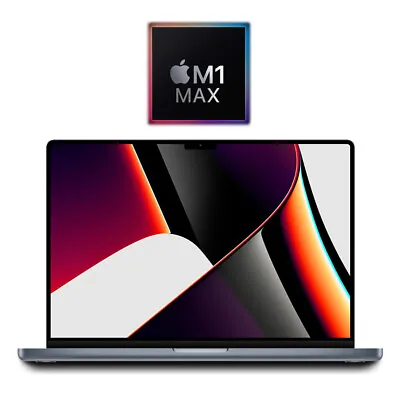 Apple 16.2  MacBook Pro With M1 Max Chip (Late 2021 Space Gray) - 1TB SSD • $2260.05