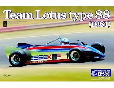 EBBRO Team Lotus Type 88 1981 Essex 1:20 Car Model Kit 20011 Tamiya E011 • £60.66