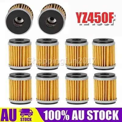 10x Oil Filter Fit For Yamaha YZ250 XT250 YFZ450 YBR250 WR250F WR450F New • $21.19