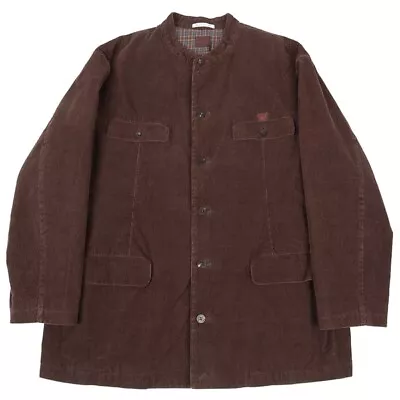 Papas Mao Collar Corduroy Jacket Size L(K-76946) • $219