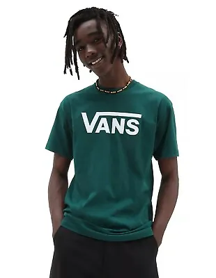 Vans Mens Classic Logo T-Shirt / Green White / RRP £28 • £14