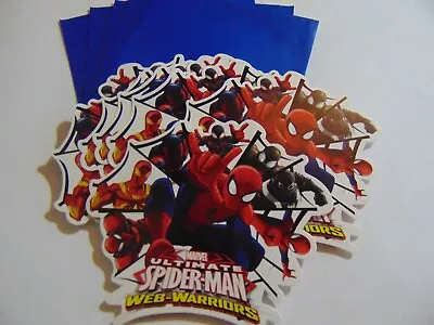 Spider Man Birthday Party Invitations ......6 Cards & Envelopes • £2.35