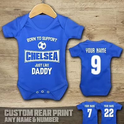 £9.99 • Buy Chelsea - Born To Support - Baby Vest Suit Grow