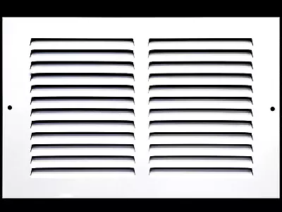 12 W X 6 H Steel Return Air Grilles - Sidewall And Ceiling - HVAC Duct Cover - • $22.99