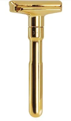 Merkur Adjustable Futur Safety Razor - Gold Plated 702 • $95.95