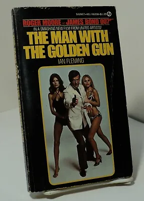 The Man With The Golden Gun By Ian Fleming - Signet Y6208 - Movie Tie-in -1966 • $10.99