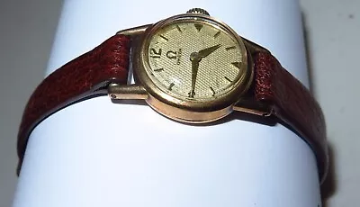 Vintage Omega Ladies Watch 1950s Solid 9ct Gold Cal 244 Movt • $350