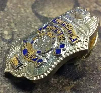 Manhattan Beach Fire Dept Firefighter Reserve Vintage Pin Badge • $13.85