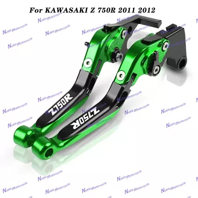 For KAWASAKI Z 750R 2011 2012 Brake Clutch Levers Handles Folding Extendable • $33.59