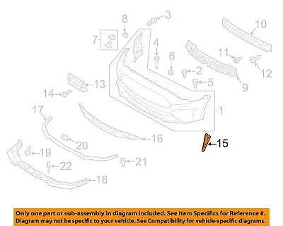 FORD OEM 2018 Mustang Front Bumper Grille Grill-Outer Grille Right JR3Z17E810AA • $12.13