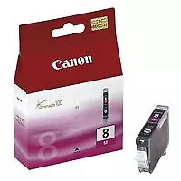 Canon Cli8m Magenta Standard Capacity Ink Cartridge 13Ml - 0622B001 • £20.55
