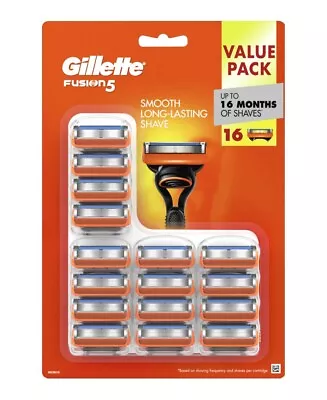 New Gillette Fusion5 Blades Refill 16 Pack • $58.49