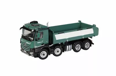 For NZG FOR Mercedes For Benz AROCS 8X4 Meiller Tipper For Hauri Seon 1:50 Model • £219.46