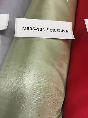 Plain Coloured Habotai Silky Lining Fabric 100% Polyester 150cm Wide M500 • £5.50