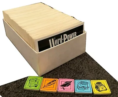 $14.95 • Buy Word Power Senior Board Game 1990 Crown Andrews Replacement Cards And 5/6 Tokens