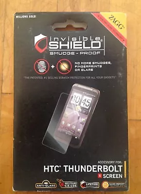 ZAGG Invisible Shield/ Screen Protector For HTC Thunderbolt Screen • $6.50