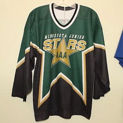 Near Mint Vintage Minnesota North Stars Junior AAA Hockey Jersey #8 CCM Maska • $88.88