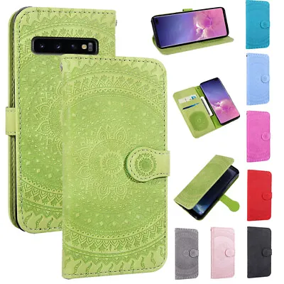 For Samsung Galaxy S10 5G S10 Plus S10e Flip Leather Wallet Embossing Cover Case • $16.97
