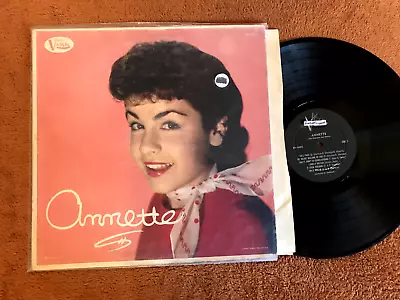 ANNETTE FUNICELLO S/t Buena Vista Bv3301 1959 1st Vinyl Lp Walt Disney Mickymous • $75