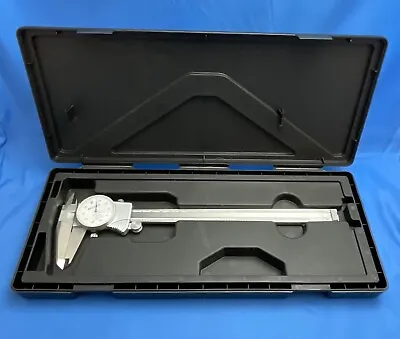 Mitutoyo 8  Dial Caliper #505-743 With Factory Case And Paperwork • $150