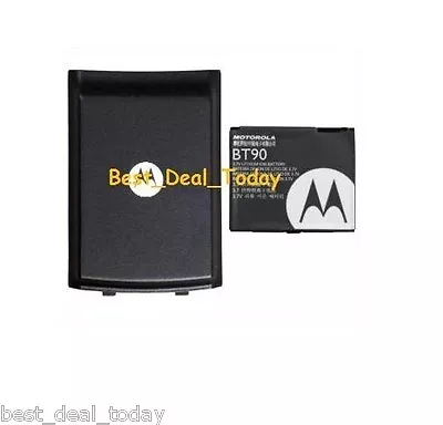 OEM Motorola BT90 Extended Life Battery And Door For W385 Verizon 1800MAH Brown • $19.95