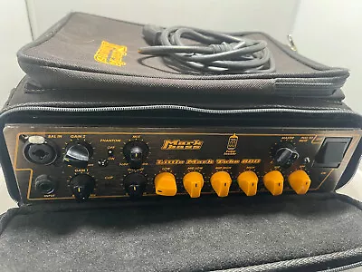 Markbass Little Mark Tube 800 Bass Amp Head With Soft Case NICE! • $649.99