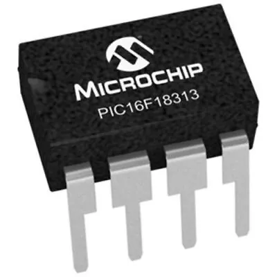 1 X Microchip PIC16F18313-I/P 8bit PIC Microcontroller 32MHz 8-Pin • £5.99