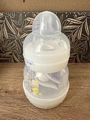 Mam Anti-colic Baby Bottle 130ml/4oz With Dummy • £4.99