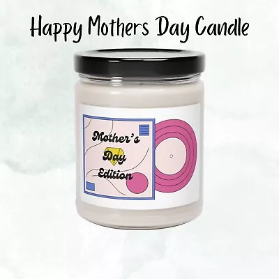 Mothers Day Candle Music Lover Retro Mom Gift For Mother Candle Gift Mom Gift • $24.95