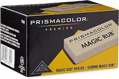 Prismacolor Magic Rub Art Eraser Vinyl 1-Dozen - 73201 • $26.48