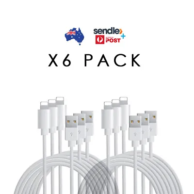 $19.99 • Buy 6X Fast USB Cable Charger Cord For Apple IPhone 7 8 X 11 12 13 Pro IPad Charging