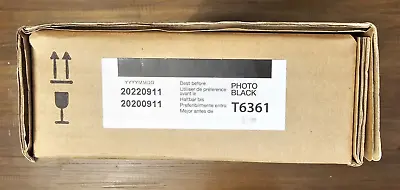 NEW Genuine Epson T6361 Photo Black Ink Cartridge Pro 7900 9900 Exp.09/2022 • $69.99