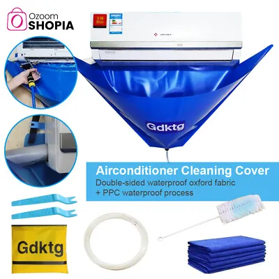 $24.95 • Buy Waterproof Wash Cover Air Conditioner Cleaning Bags Wall Mounted Protectors Kits