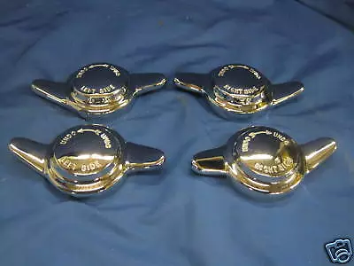 MGB / MIDGET 8 T.p.i .CHROME  WIRE WHEEL SPINNERS   TRIUMPH   SUNBEAM   MGC C1B • $151.49