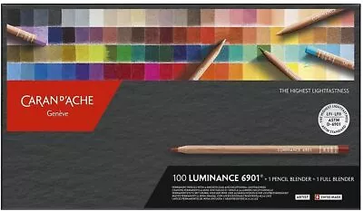 Caran D'ache Luminance Permanent Coloured Pencil 100 Box Set • £319.99