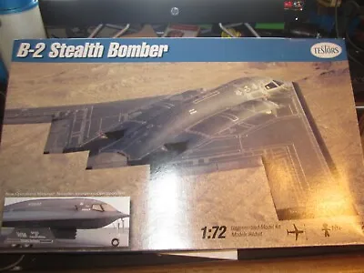 Testors 1:72 Scale B-2 Stealth Bomber Boxed Model Kit New Open Box SEALED CONTEN • $92.99